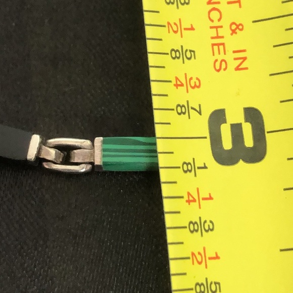 TAXCO Sterling Silver Multi-Gemstone Link Bracelet - Picture 11 of 13